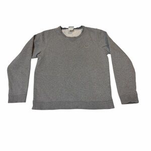 Lacoste Men's Classic Gray Crewneck Sweater